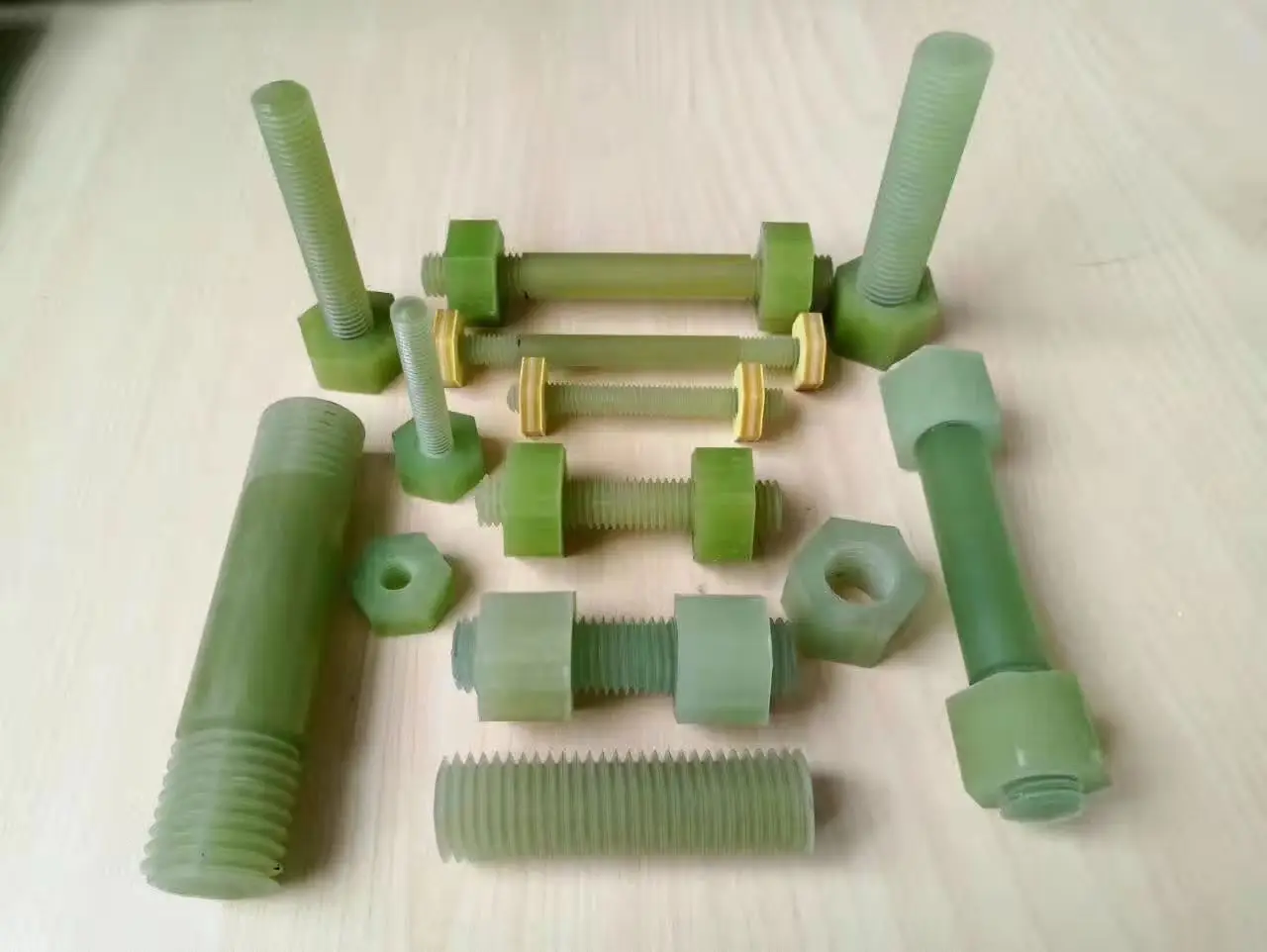 Fiberglass Reinforced Plastic Insulation Epoxy Thread Screws Grp Frp