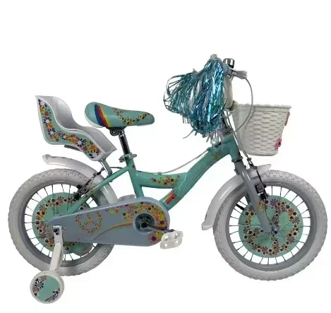 product velo enfant  childrens 16 inch new design bicycle with steel fork ordinary pedal and plastic basket kids style-1