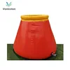Veniceton portable red self-supporting inflatable water storage tank pvc fabric bladder