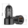 Consumer electronic car accessories mobile phone 12v quick charge 3.0 dual usb car charger 5v/2.4a fast charging for smartphone