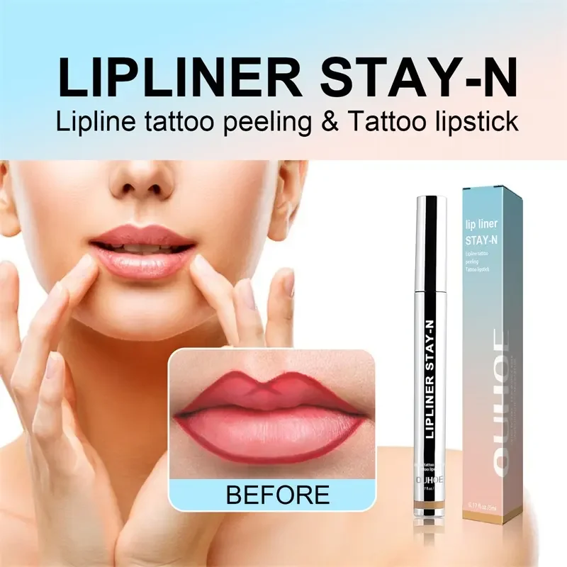 Hot Sale Lip Liner Stay N Peel Off Lip Liner Tattoo Long Lasting Lip