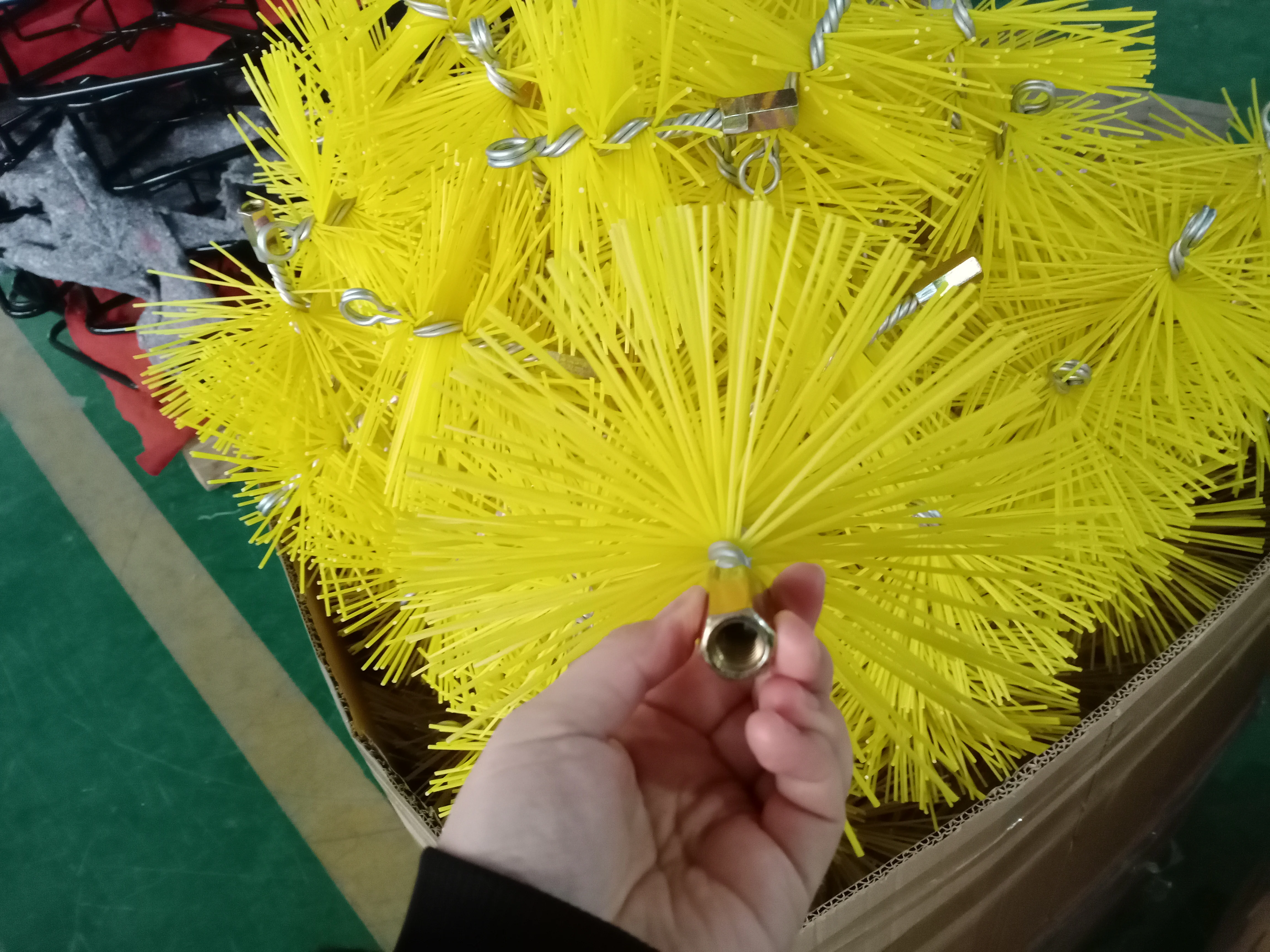 6inch Round Nylon Chimney Brush And Rod Pro Quality Heavy Duty Chimney