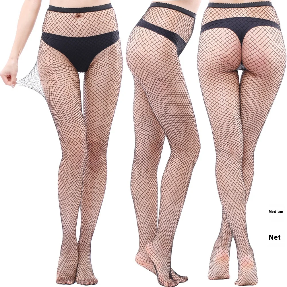 Hollow Out Pantyhose Women Stockings Club Party Hosiery Mesh