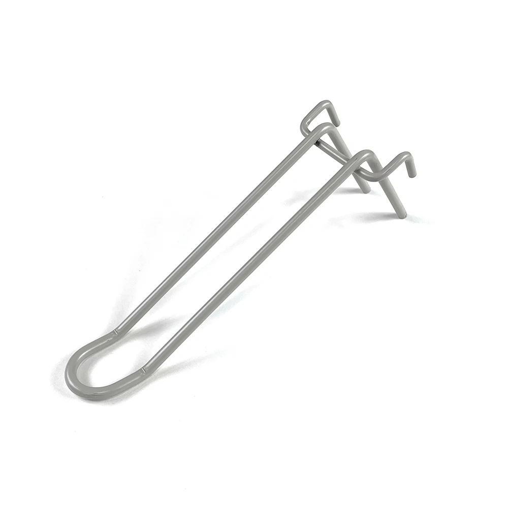 Supermarket And Retail Store Display Hook Metal Hook Grey Powder