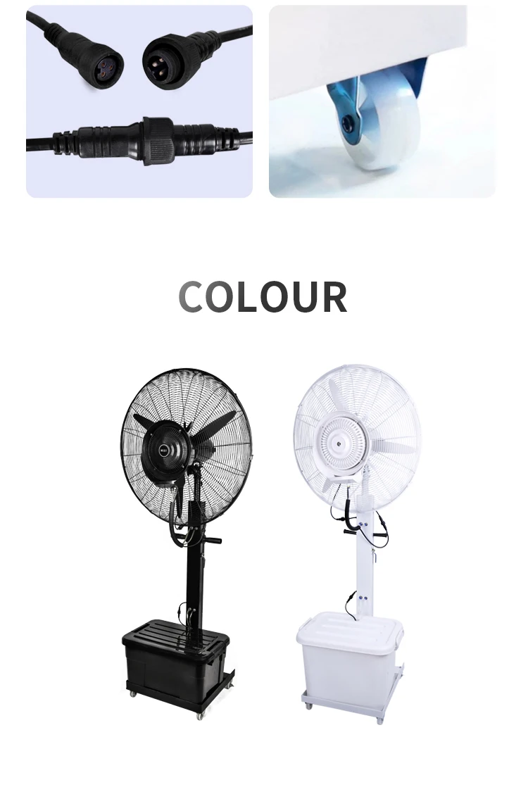 Chinese 26 30 " Inch Outdoor Industrial Water Spray Cooler Air Cooling