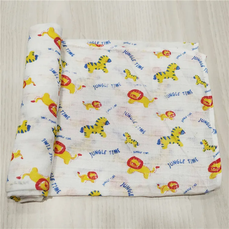 2 Layers Gauzes Muslin Baby Blanket 100 Cotton Muslin Infant Blankets