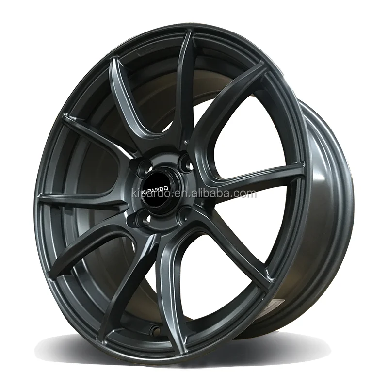 4x100 16 Inch Black Ten Spokes Design Alloy Wheels Rims for Sale