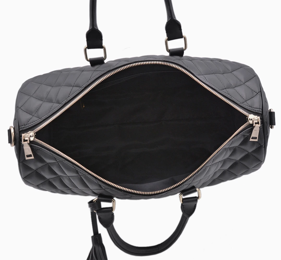 leather duffle bag designer