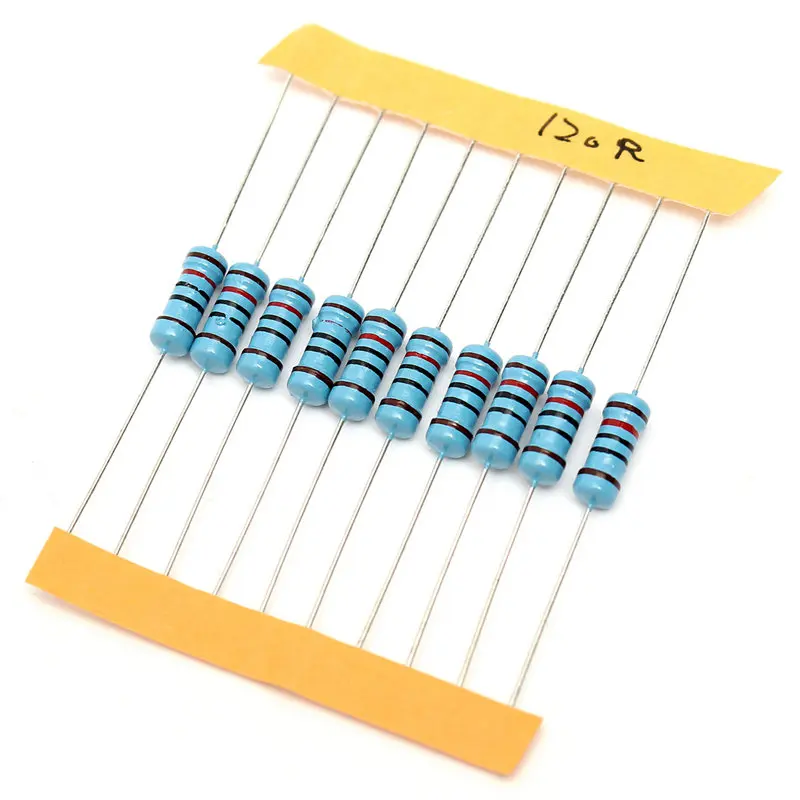 200 pezzi 1W Watt 10 Ohm 10R 1% resistori a film metallico (200 pezzi 1W Watt 10 Ohm 10R 1% resistori a film metallico Replacement resistor