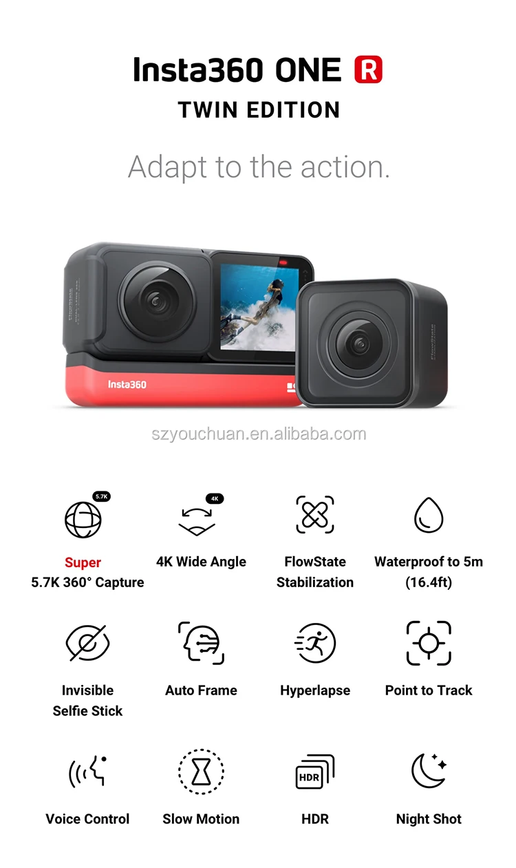 Insta360 One R Insta 360 4k 5 7k Action Camera Twin Edition 4k Edition And Leica Lens Edition Buy Sj3000 Sports Action Cameras Drivers Pc Camera 5g Lens Camera Lens For Samsung Galaxy Mega