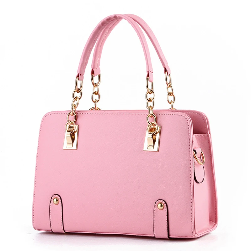 Designer Hot Sale Korean Style Cute Small Pink Hard Shell Handbag Tote ...