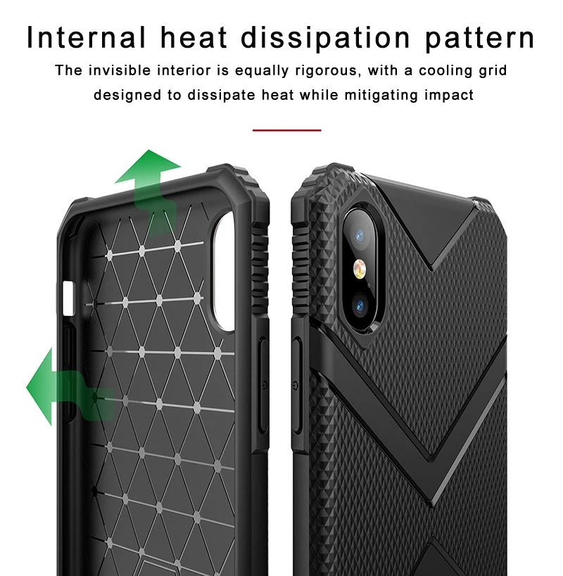 Hard TPU Phone Cover For iPhone 11 Case Exclusive Design Full Protect Anti-drop For Apple iPhone XR Black Cellphone Case
