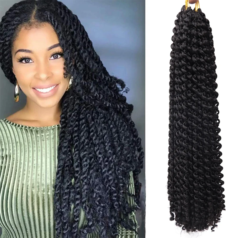 Wholesale Passion Twist Hair Water Wave Crochet Twist New Water