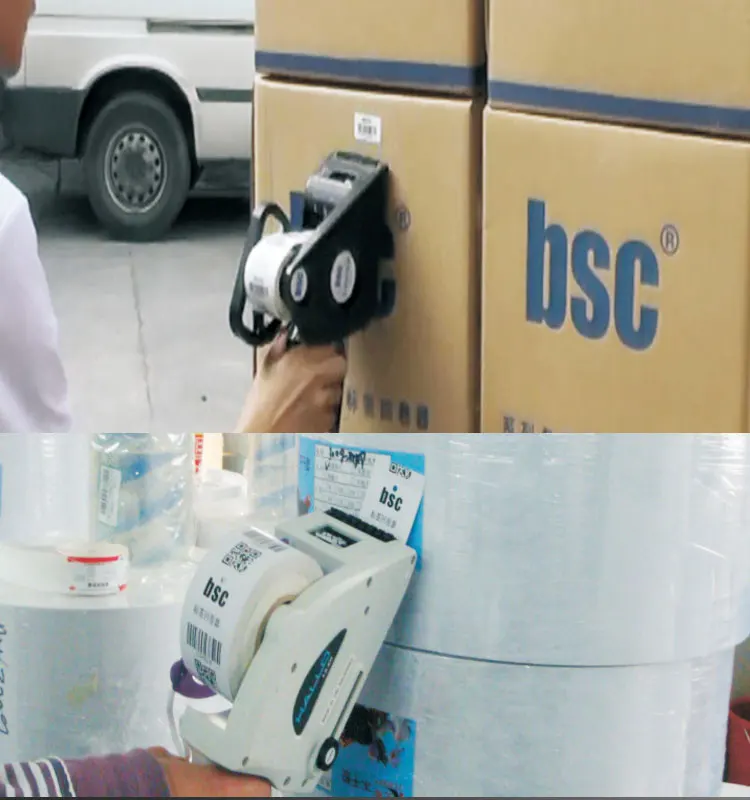 Bsc 30mm Manual Portable Barcode Label Applicator Gun Hand Held Labeled