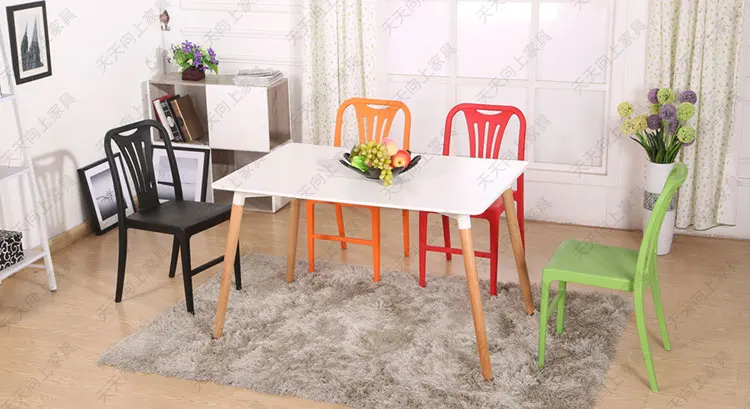 Mass Production Wholesale Prices for Plastic Tables and Chairs Popular Dining Chair Economic Price Restaurant Chair For Sale