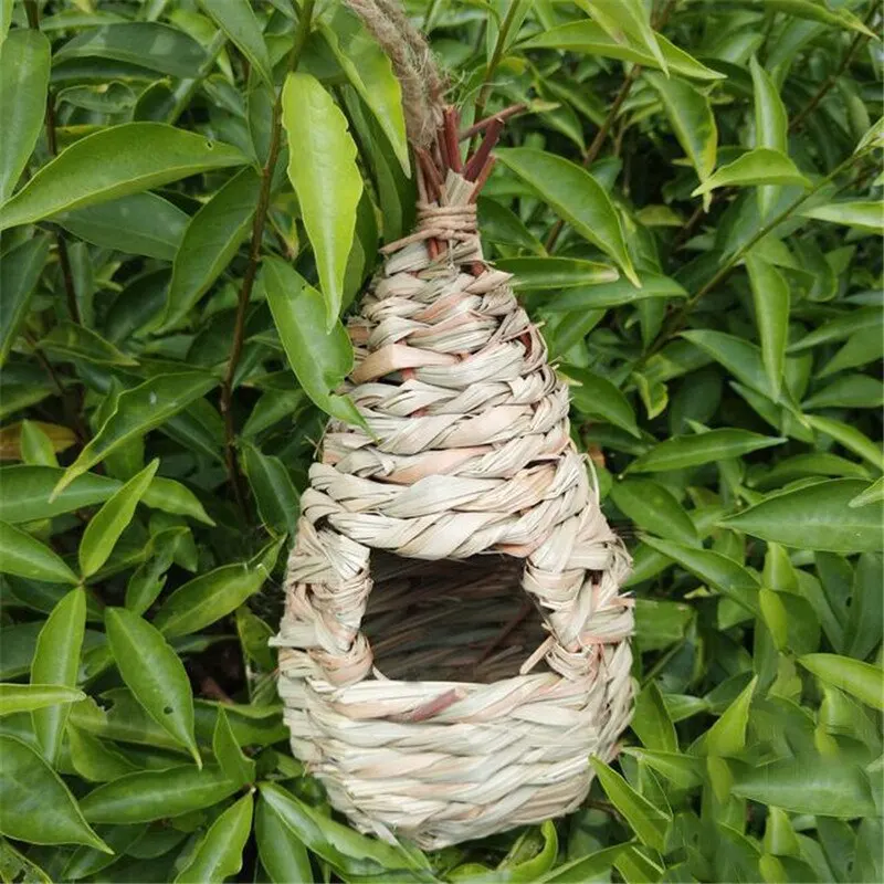 Natural Grass Cage Bird Nest Wholesale Handmade Grass Woven Grass Bird