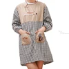 Kitchen long sleeve winter adult apron