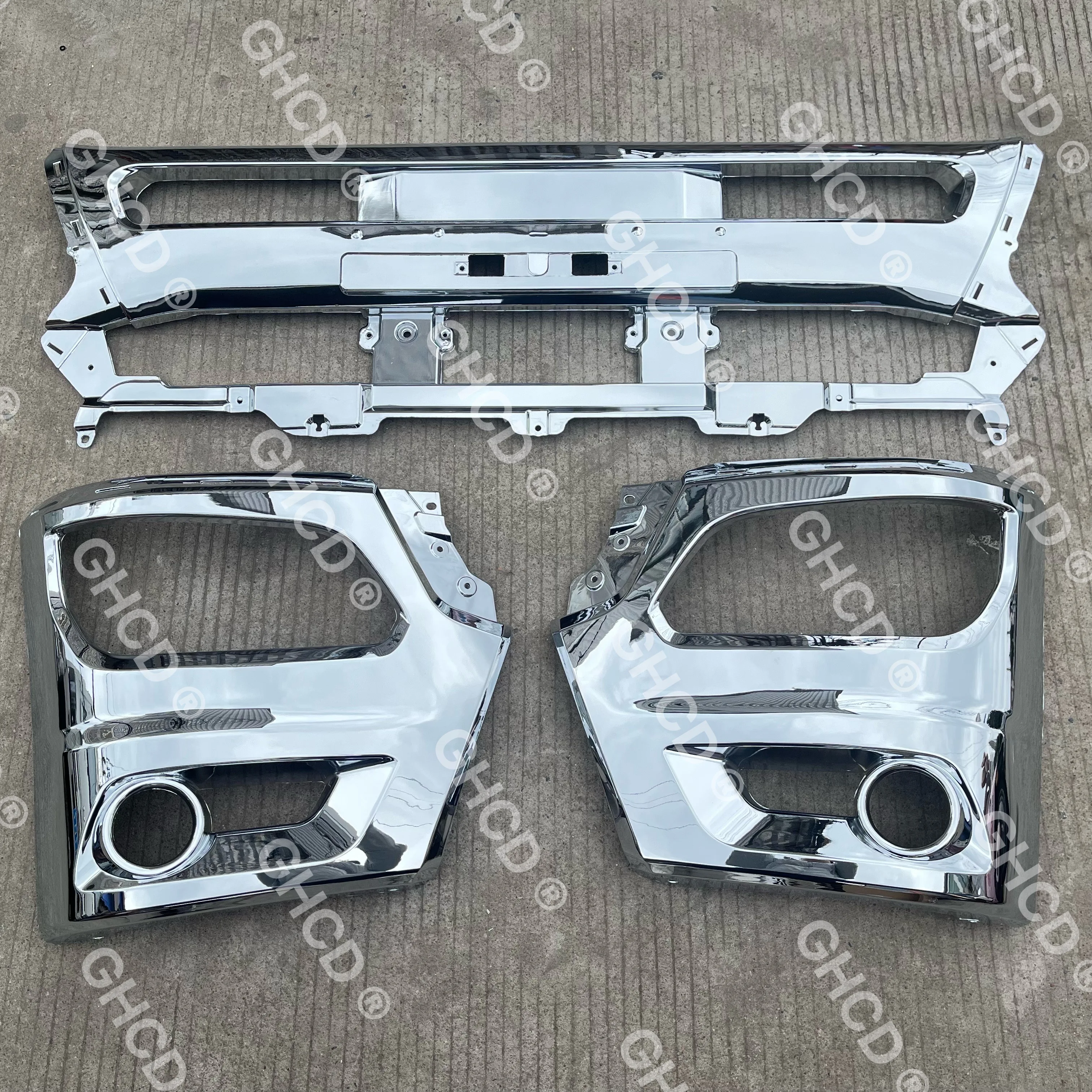 GHCD High Quality/Factory Price Chrome-plated Split Type  Bumper for Japanese Truck HINO 500 VICROT factory