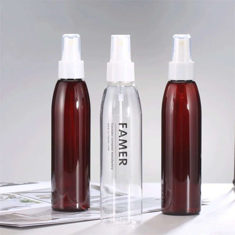 Recyclable Clear Shampoo And Conditioner Bottle With Pump Pet Preform