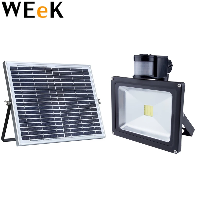 New Solar Scenery led floodlights construction led lamp 30W solar outdoor lamp motion sensor bulb