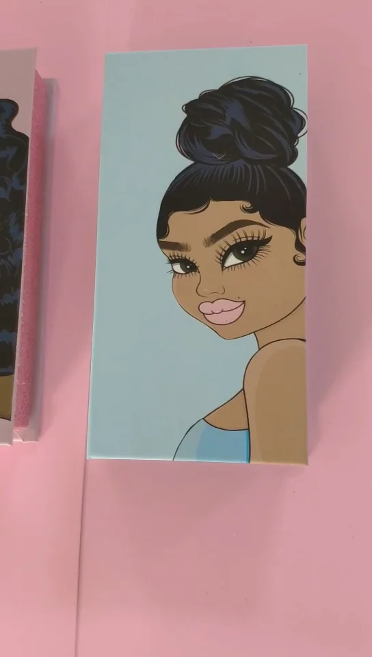 wholesale 5d mink lashes with custom lash packaging