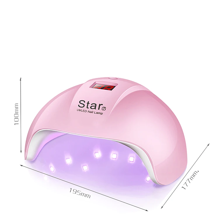 30W Led Gel Lamp Adapter Uv 150 W Nail Kiss Semi Cured Best For Nails Lamps Black And Gold Dryer Rechargeable Cordless 86W