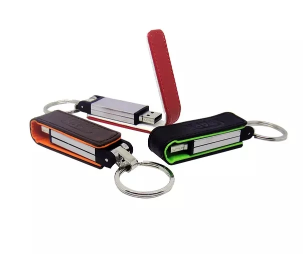 KeyChain 32GB leather pendrive memory stick 2.0 USB Flash Drive Pen drive - ANKUX.COM