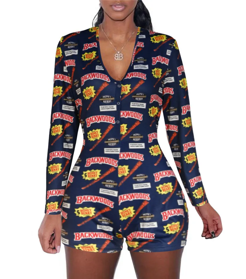 
Christmas adult night wear women sexy pajamas adults long sleeve backwood women onesie 