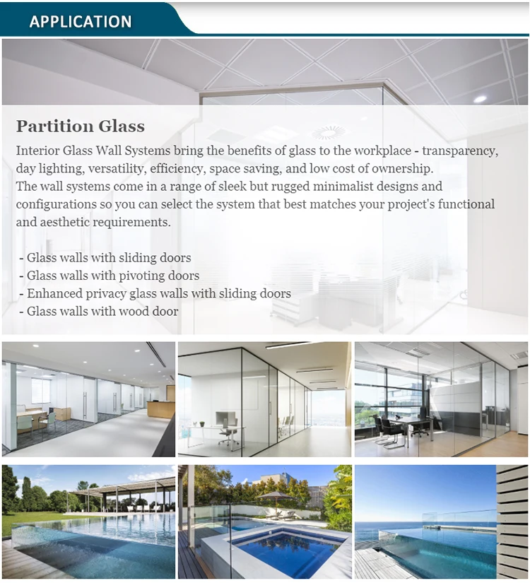 Partition Glass Stainless Steel Glass Sliding Partition Glass Door Sliding Partition