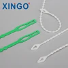 Red plastic cable tie for cable banding