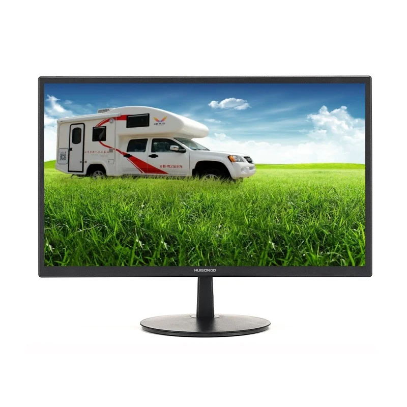 Kontech 15.6-inch RV TV with 12V DC power input and vibration-resistant housing