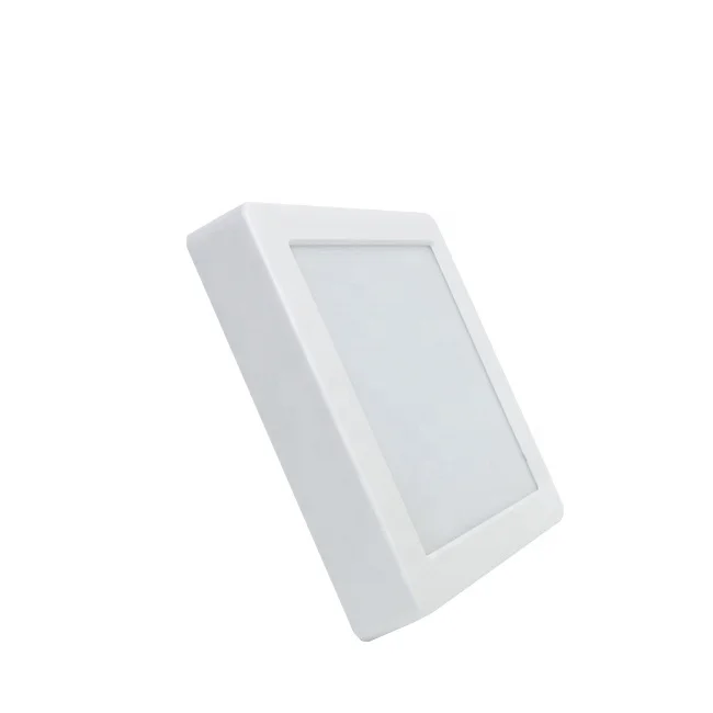 
2020 frameless surface slim round square driver on board 20W 24W PC led panel light 