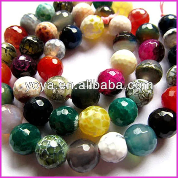 Multicolor faceted fire agate beads,colorful fire agate beads,jewelry diy gemstone beads.jpg