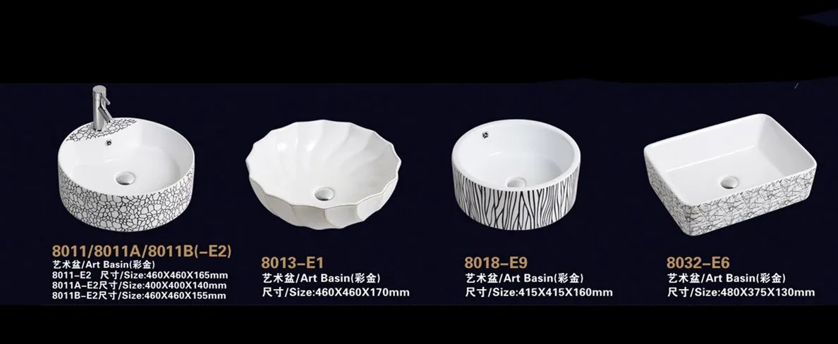 Self-cleaning Glaze Chinese Round Shape Bathroom Ceramic Wash Basin