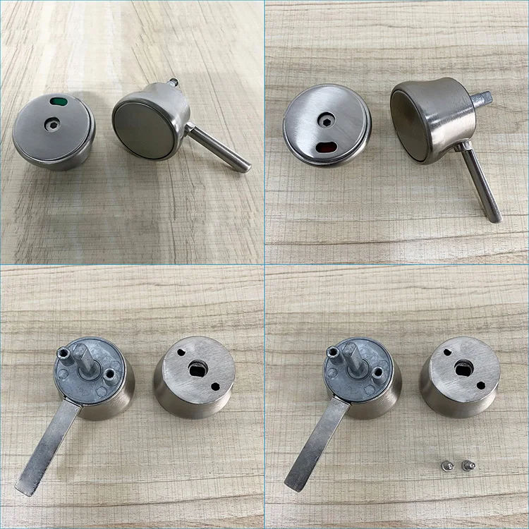304 Stainless Steel Anti-rust Waterproof Toilet Cubicle Partition Indication Lock