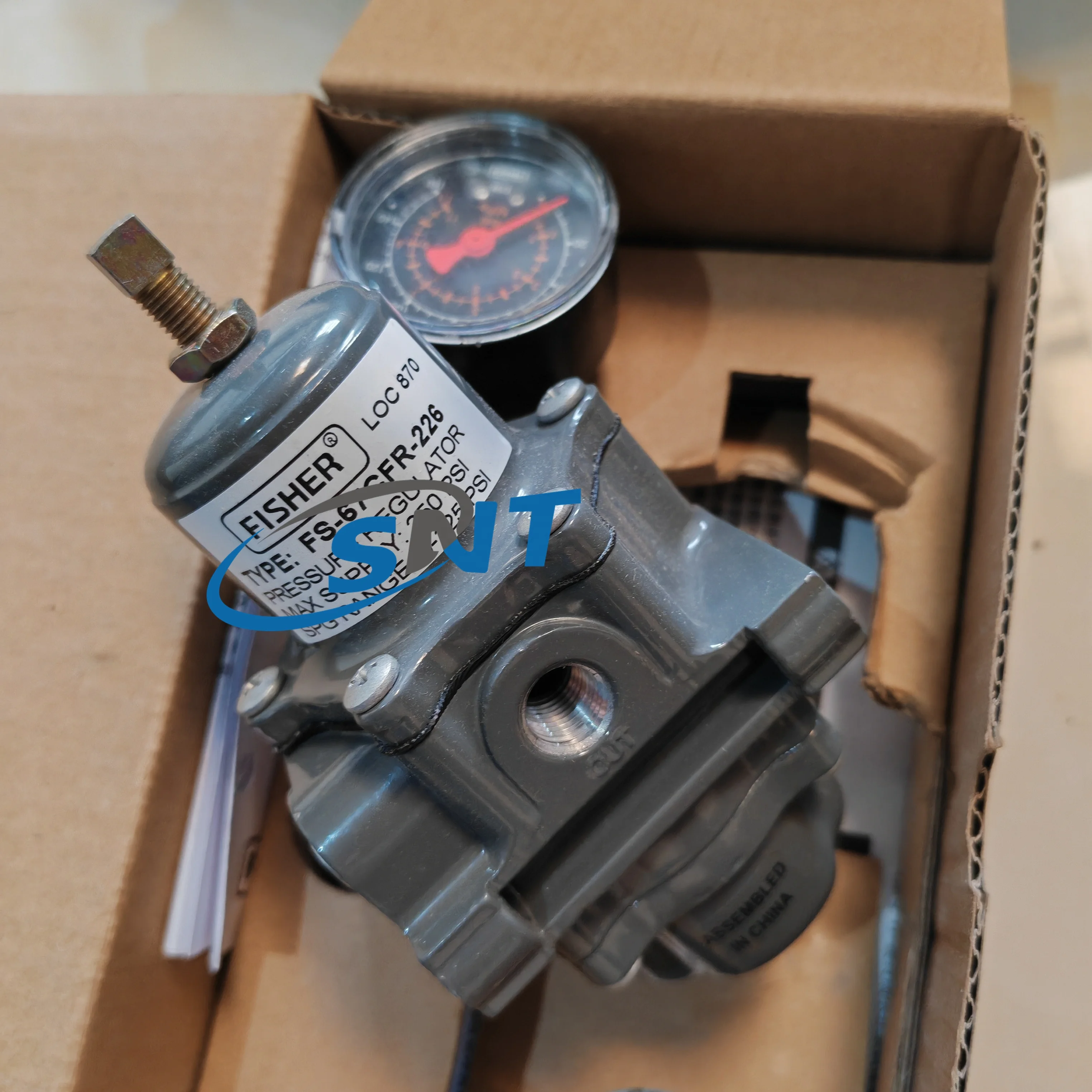 Emersons Fisher Gas Regulator 67CFR-239 Pressure Regulator 67CF-1663 ...