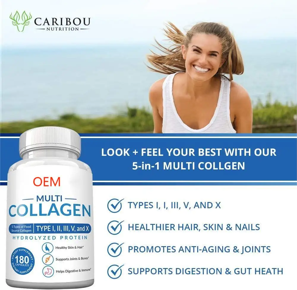 Oem Multiple Collagen Pills,collagen Supplements For Wild Fish 