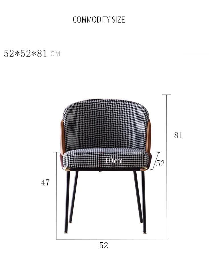 2021 Wholesale New Design Fashion Interlocking Stacking Iron Frame Tan Dining Chair