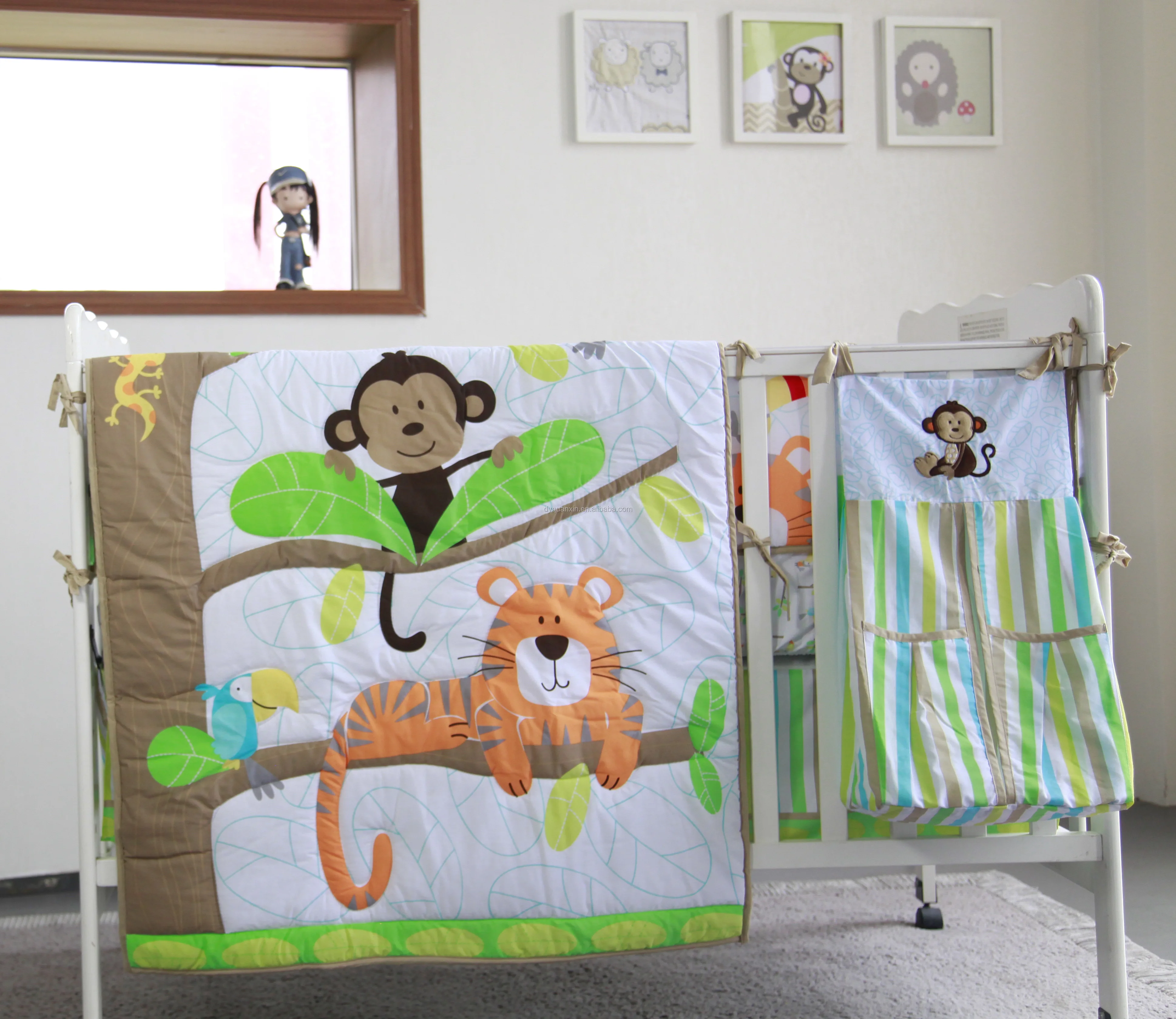 tiger crib bedding