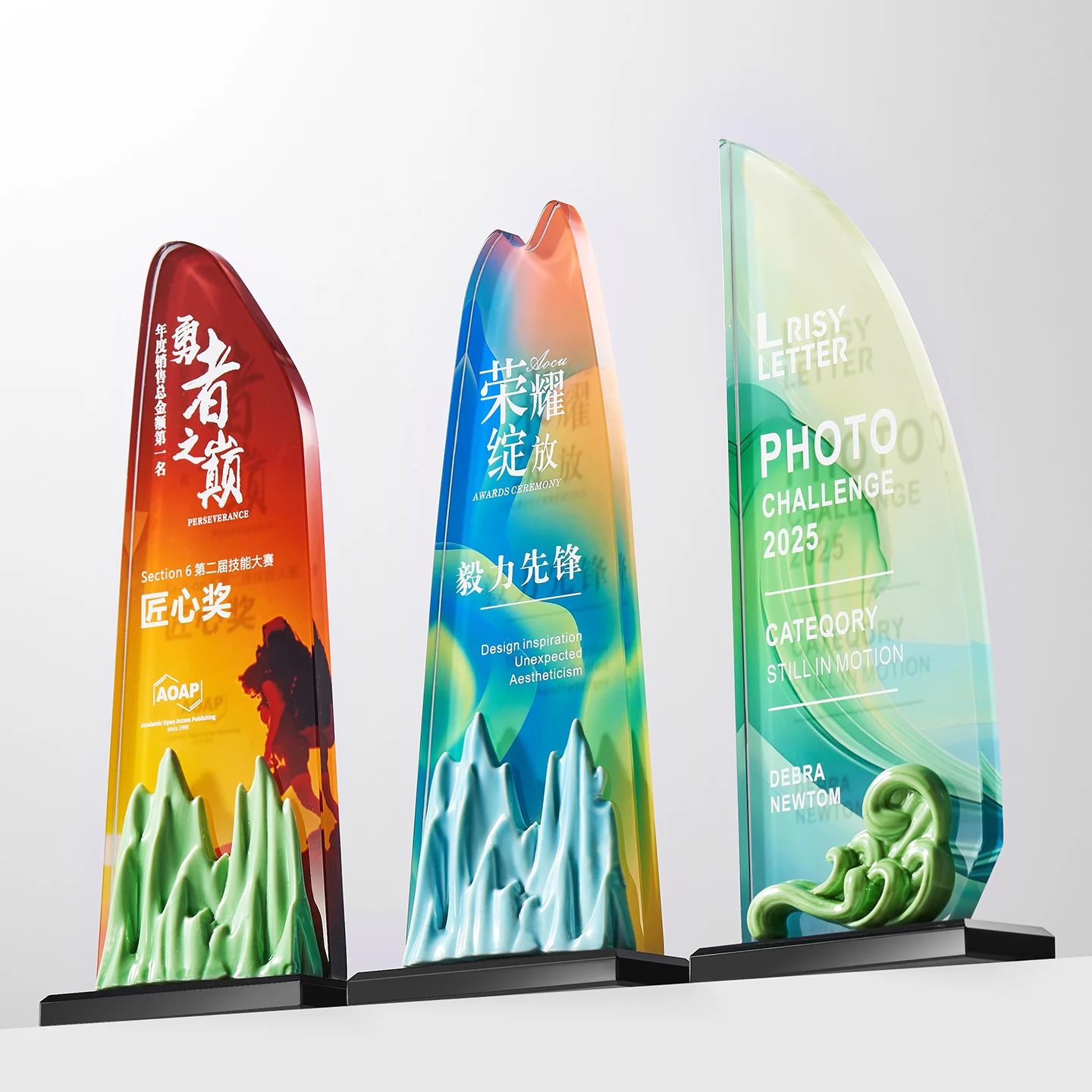 product outstanding employee crystal trophy for leadership promotion other crystal crafts wdy 0421-7