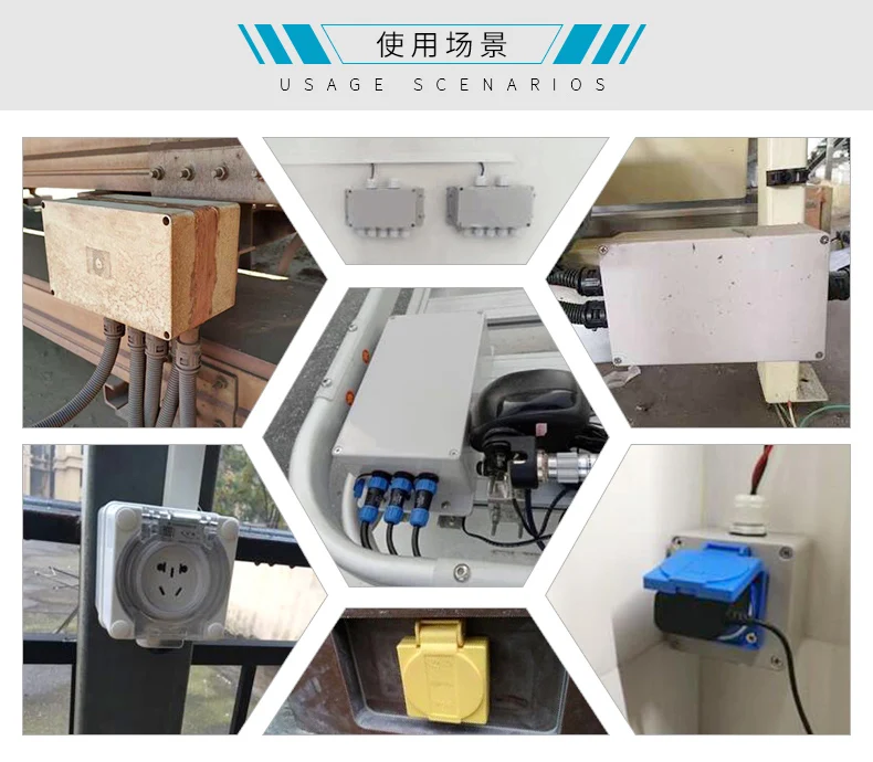 impermeável do poder, caixa plástica exterior, caixa