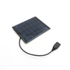 Solar Panel Charger 6V 2W Solar Cell Polycrystalline DIY Solar Charge Battery cable 30cm 5V USB output Solar Panel 6VDC
