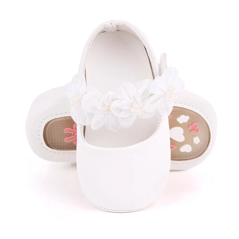 High Quality Baby Shoes Flower Princess Shoes Girls Toddlers supplier