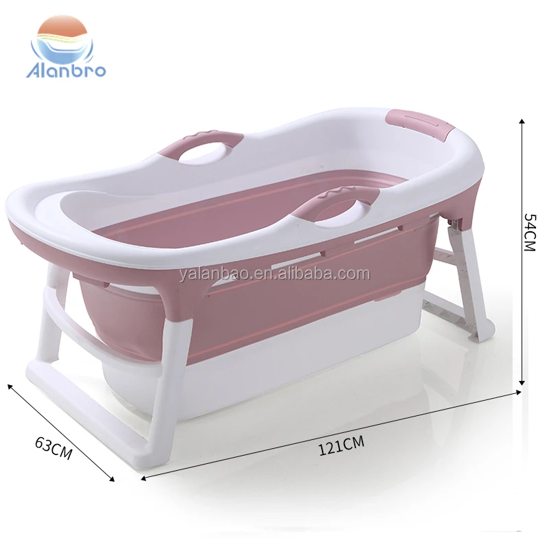 New Foldable Bathtub For Adults Plastic Foldable Collapsible Bath Tab