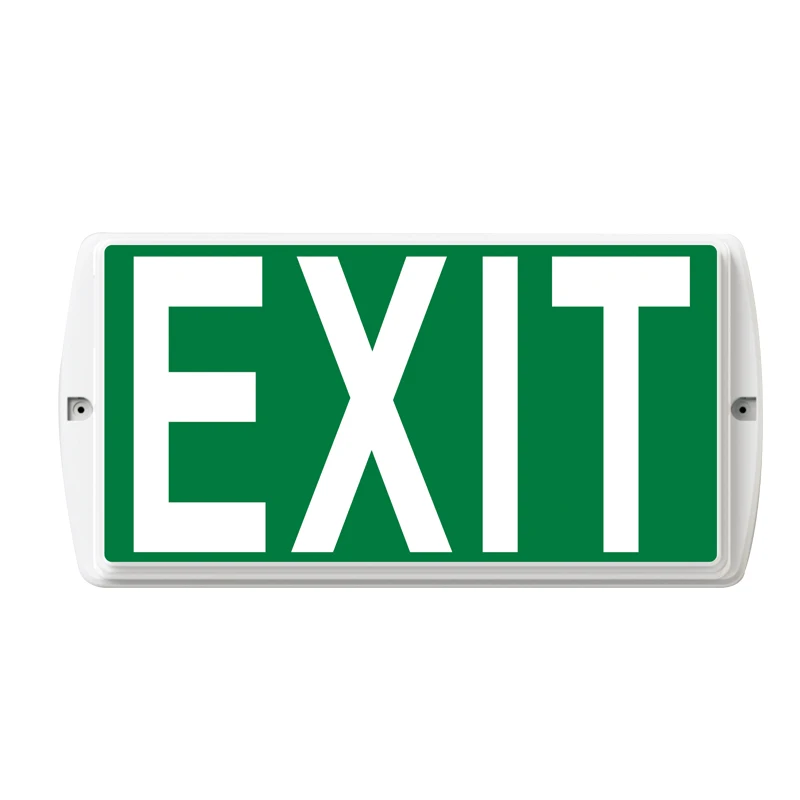 Romania Italy Turkey Germany Spain England sell CB CE LVD IEC 60598-2-22 certificated Green Led Emergency Exit Sign light IP65