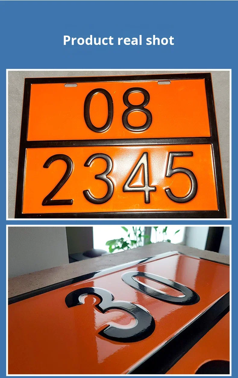 Guangan Stainless Steel Hazardous Goods Rectangular Sign New National ...