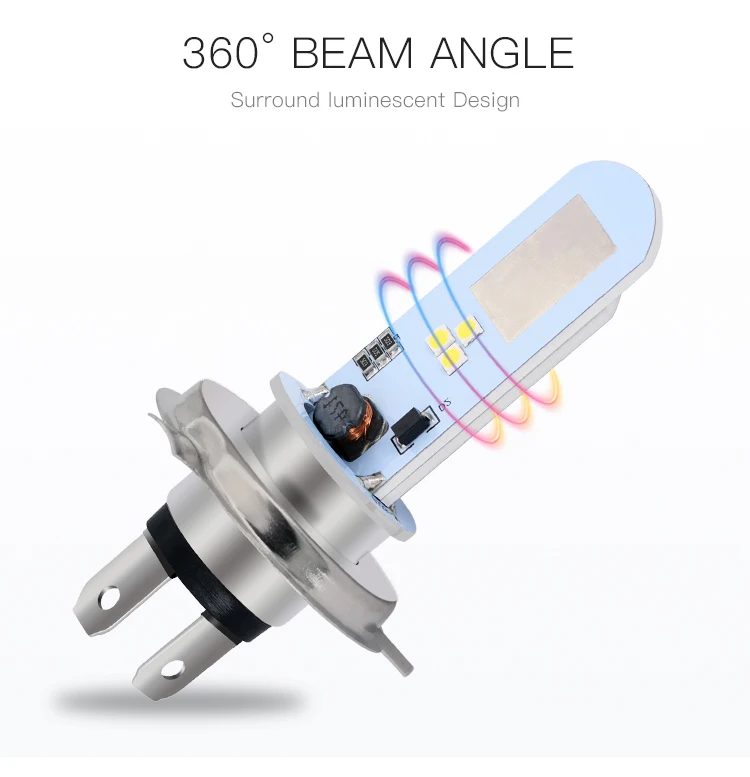 headlight led h4 automobile