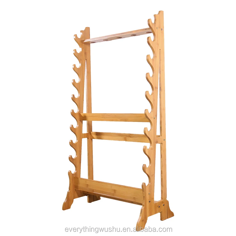 Multi Sword Racks Multi-use Wushu Long Racks - Ideal Martial Arts Sword Stands