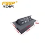 Damp Pop Up Type Data Socket Outlet RJ45 3 Pin 2 Pin AC Power Switch Socket For Conference Table