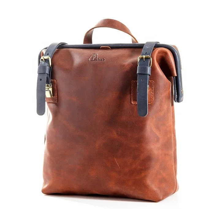 genuine leather rucksack